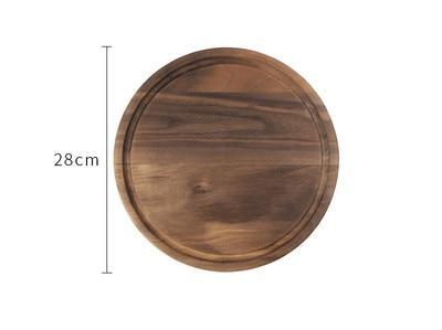 Black Walnut Wood Cutting Board Creative Whole Tray Fruit Chopping Cutting Board Wood Chopping Blocks For Kitchen